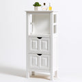 Meuble de rangement en bois, coloris blanc